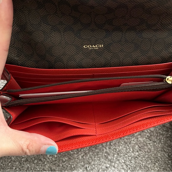 Coach 2 in 1 wallet NWT leather - Picture 11 of 14